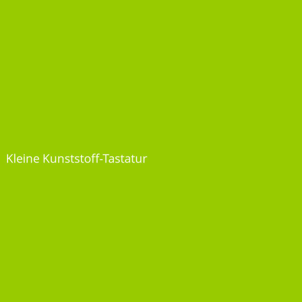 Kleine Kunststoff-Tastatur