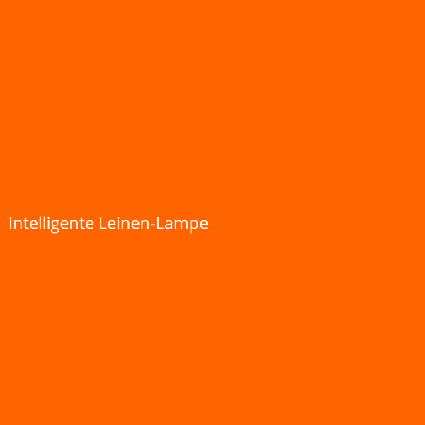 Intelligente Leinen-Lampe