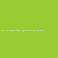 Aerodynamisches Kupfer-Portemonnaie