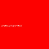 Langlebige Papier-Hose