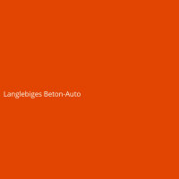 Langlebiges Beton-Auto