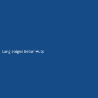 Langlebiges Beton-Auto