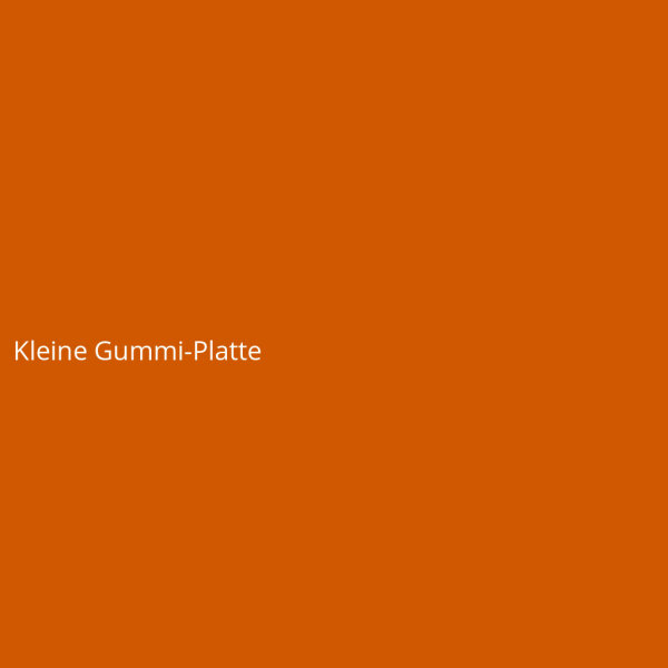 Kleine Gummi-Platte