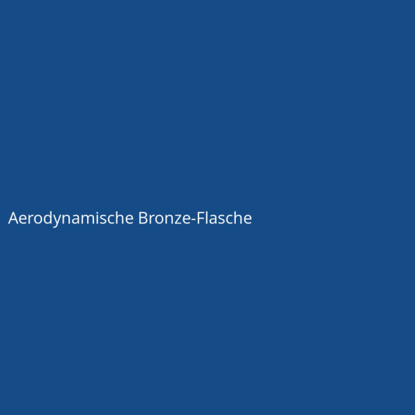 Aerodynamische Bronze-Flasche