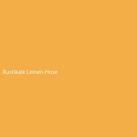 Rustikale Leinen-Hose